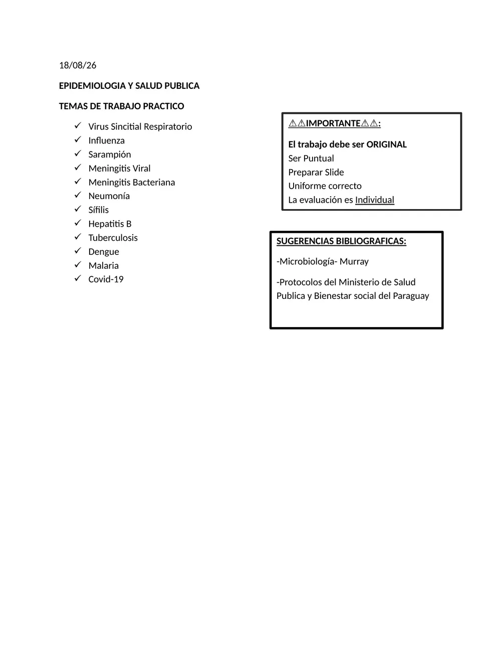 Consigna del trabajo práctico de Epidemiología